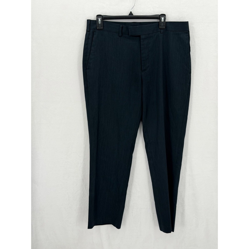 Structure Pants Mens 34x30 Navy Slim Fit Dress Office Commute Work Church Career
